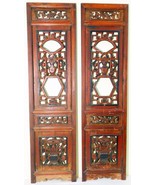 Antique Chinese Screen Panels (3250) (Pair) Cunninghamia wood, Circa 180... - $522.85
