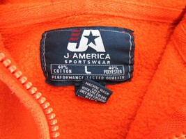 J America Sportswear University of Florida Men&#39;s Sz L Full Zip Fleece Hoodie - £19.78 GBP