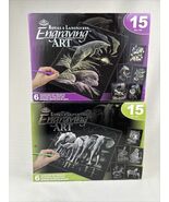 Lot Of 2 Royal &amp; Langnickel Engraving Art Kits - Wild Animals &amp; Marine L... - $17.98