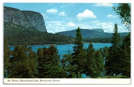 Incorniciato Kineo Moosehead Lago Rockwood Stivaletto Lacci Uomo Maine Cartolina - £37.43 GBP