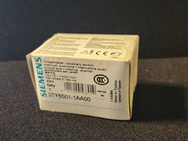 Siemens 3TY6501-1AA00, Aux Switchblock Left/Right Connectionn (NOS) - $93.50