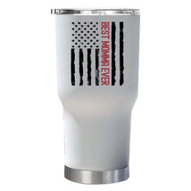 Best Momma Ever Tumbler 30oz Vintage American Flag Cup Christmas Gift For Mom - £24.07 GBP