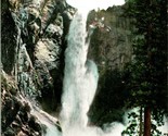 Vtg Postcard 1910s Yosemite California Bridal Veil Falls - M. Reider Unused - $7.91