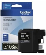 Brother LC103BK 600 pages High Yield Ink Cartridge - Black Genuine New - $25.39