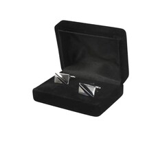 Men J.Valintin Cufflinks by Vitorofolo for French Cuff Shirt V29-41 Silver image 4