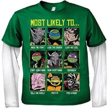 Teenage Mutant Ninja Turtles Boys T-Shirts Long Sleeve Size 4 NWT - £8.48 GBP