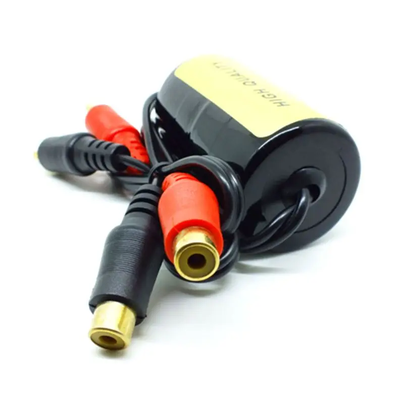 RCA Audio Noise Filter Suppressor Ground Loop Isolator For Car And Home Stereo - £15.88 GBP
