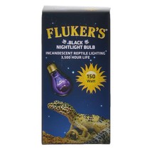 Flukers Black Nightlight Incandescent Bulb 150 Watt - £24.82 GBP