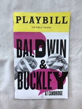 Baldwin &amp; Buckley at Cambridge Playbill 2022 Off-Broadway Public Theater - £5.45 GBP