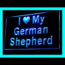 210110B I Love My German Shepherd Reasonable Personality Original LED Li... - $21.99