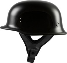 HIGHWAY 21 - 9mm German Beanie Helmet, Gloss Black, 5X-Large - £54.88 GBP