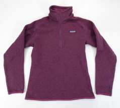 Patagonia Women&#39;s Better Sweater Purple 1/4 Zip L/S Size Small Style 25618 - £22.74 GBP