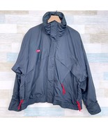 Columbia Vintage Whirlbird Interchange Winter Jacket Black Nylon Mens Large - $49.49