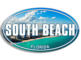 5&quot;  South Beach Florida Sticker Decal - £11.21 GBP