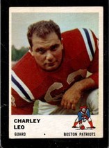 1961 FLEER #181 CHARLEY LEO VG+ PATRIOTS *X55863 - $5.39