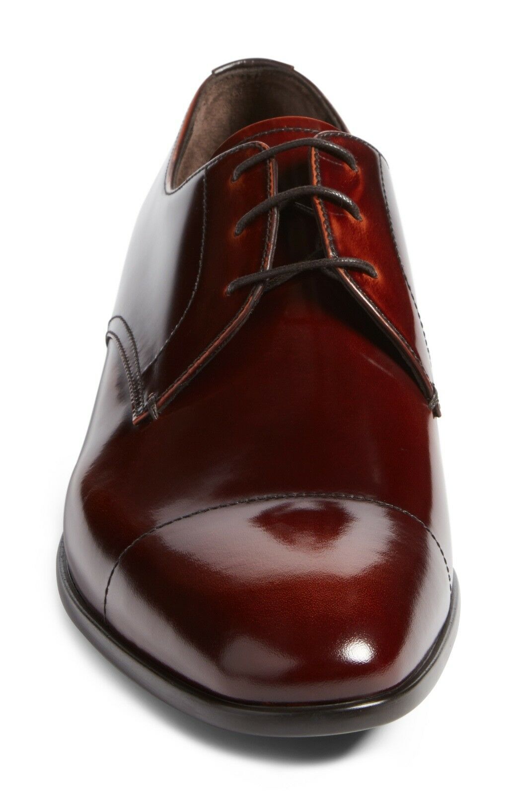 Burgundy leather Toe Cap shoes for men stylish mens handmade leather shoes