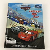 Disney Pixar World Of Cars Lightning&#39;s Big Race Sticker Activity Storybo... - £14.65 GBP