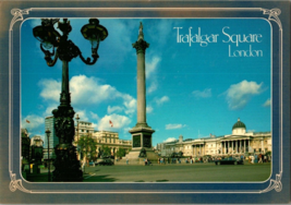 Postcard England London Trafalgar Square #CC11 6.75x4.5 Inches - £3.91 GBP