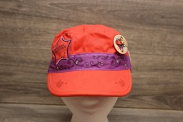 Disney Channel Hat Girls Adjustable Cap Strap Back Red Purple Military C... - £21.27 GBP