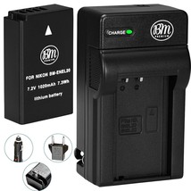 Bm Premium En-El20, En-El20A Battery And Battery Charger For Coolpix P - £28.92 GBP