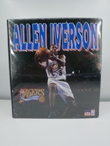 Allen Iverson Starline 3 Ring Binder 1998 VTG NBA Philadelphia 76ers &amp; Notebook - $46.74