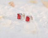 925 Sterling Silver Natural Sunstone Stud Earrings - $32.30