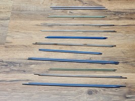 Various Crochet Knitting Aluminum &amp; Steel Double Pointed Needles - 11 Pa... - $18.29