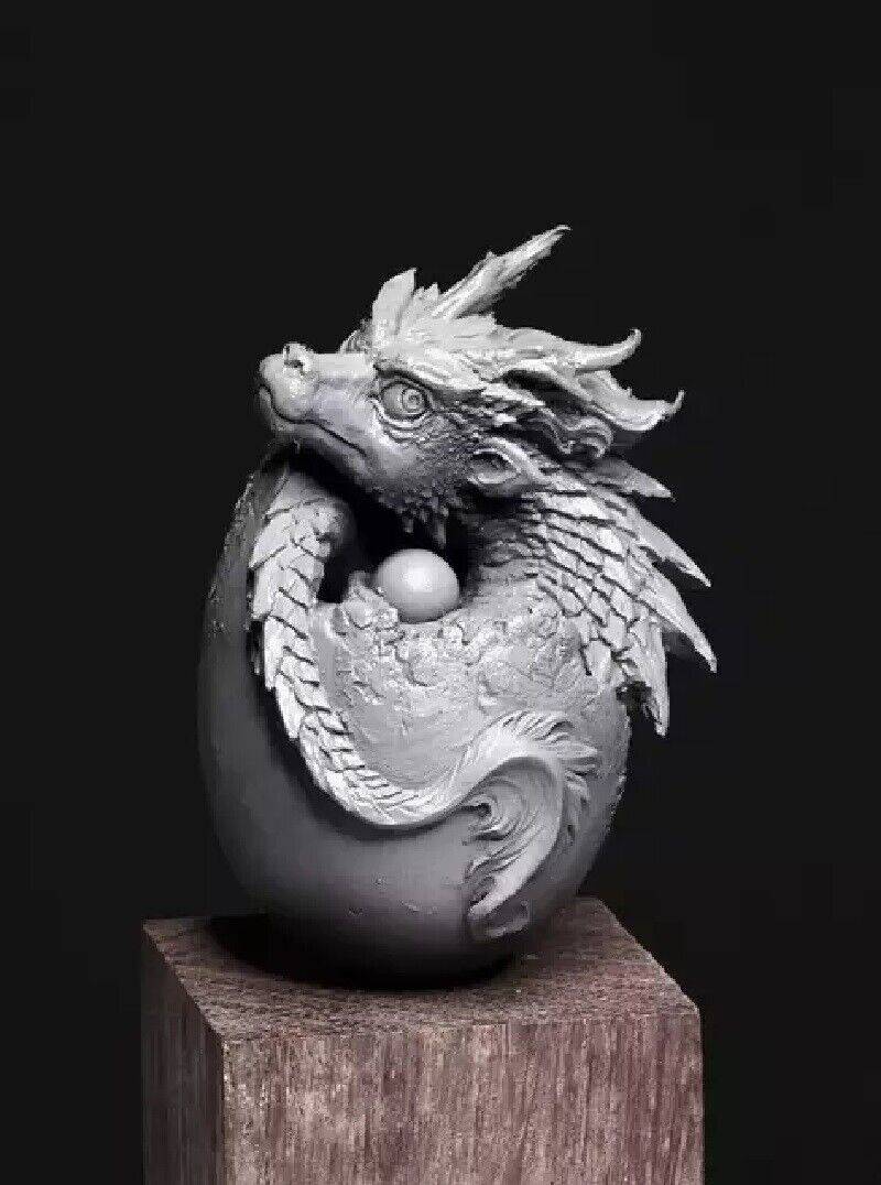 Primary image for 40mm Resin Model Kit SD Chinese Dragon Egg Baby Fairy Tales Unpainted