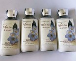 BATH &amp; BODY WORKS WHITE TEA &amp; GINGER BODY LOTION 8 FL OZ Lot Of 4 - £58.65 GBP