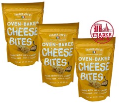 3 Packs Trader Joe&#39;s Trader Giotto&#39;s Oven-Baked, Gluten-Free, Cheese Bites - £12.92 GBP