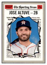 2019 Topps Heritage Jose Altuve    Houston Astros #353 Baseball card PSA
  LEAGU - £1.75 GBP