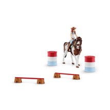 Schleich Horse Club, Horse Toys for Girls and Boys, Hannah&#39;s Western Riding Hors - £31.37 GBP