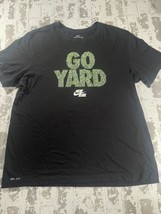 Nike BSBL Go Yard Dri-Fit  Mens Black Baseball T Shirt Size XL Cotton Blend - £13.18 GBP