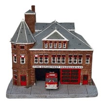 1992 Danbury Mint American Firehouses Norwich Fire Department Headquarters VTG - £12.58 GBP