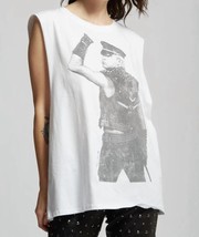 Recycled Karma mark weiss x rkb rob halford photo muscle tee in White - ... - £25.97 GBP