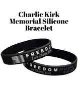 Laser Engraved Silicone Bracelet “FREEDOM” | Charlie Kirk Tribute | Amer... - $239.38 MXN