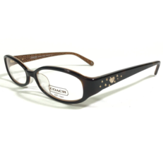 Coach Eyeglasses Frames WILLOW 748AF Tortoise Brown Gold Hearts 51-15-135 - £44.82 GBP