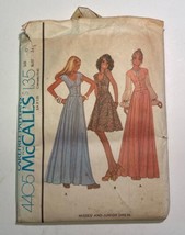 McCalls 4405 70s Misses Dress 2 Lengths Cottagecore Size 12 Vtg 1975 Pat... - $11.75
