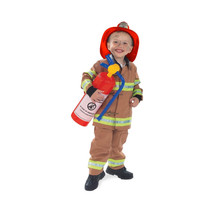 Rubies Firefighter Firefighter Kit Only - No Helmet Tan - Small 4-6 - $1,155.93 MXN