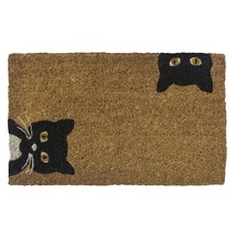 entryways Handmade Doormat - Peeping Cats 18&quot;x30&quot; - £39.23 GBP