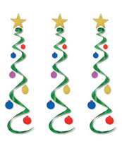 Holiday Tree Whirls Decor - Multi Color - $15.99