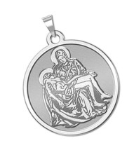 Religious Medal - 3/4 Inch Size of a Nickel Silver - £173.06 GBP