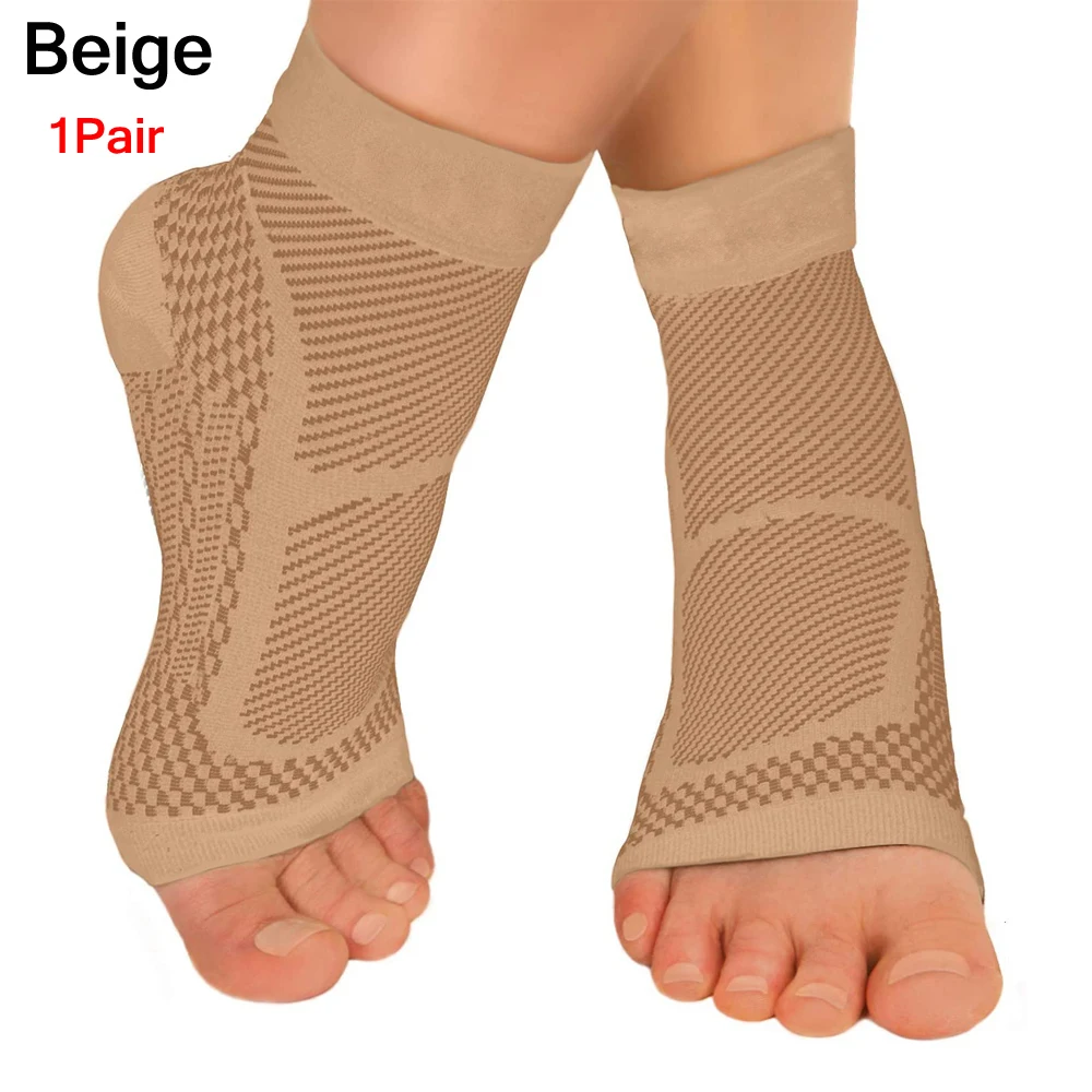 1Pair Ankle ce Compression Sleeve Plantar Fasciitis Sock for Achilles Te... - £81.50 GBP
