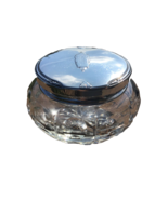 Sterling Silver Top Cut Glass Dresser Jar Circa 1915-35 Edwardian NOT SCRAP - €78,74 EUR