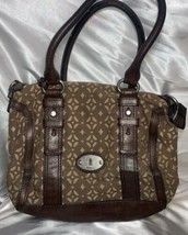Fossil Brown Fabric/leather Purse - £7.04 GBP