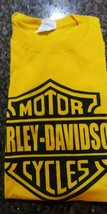 Harly Davidson Delta Pro Weight Spp Yellow T. Shirt - $2.91