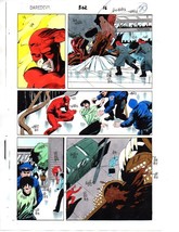 Original 1992 Daredevil 302 Official Marvel Comics vintage color guide art page - £35.05 GBP