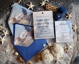 Barefoot Beach | Wedding invitation, details card and envelope with liner - $148.75