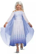 Disguise Disney Frozen 2 Snow Queen Elsa Halloween Costume Girls Size S 4-6X Nwt - £13.15 GBP