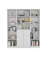 Aberdeen 3 Piece Living Room Set with 3 Bookcases, White - $638.70 CAD